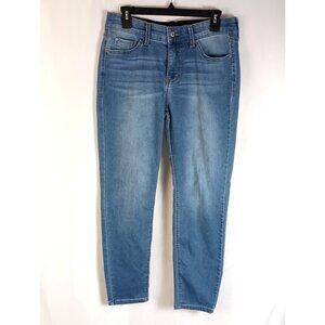 Curve Appeal Comfort Waist High Rise Skinny Jeans Women 8/29 Great Cond